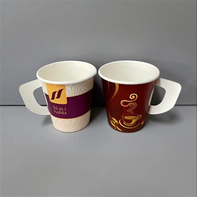 7oz Ib Phab Ntsa Daim Ntawv Khob Nrog kov
